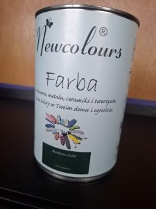 Puszka zielonej farby 900 ml